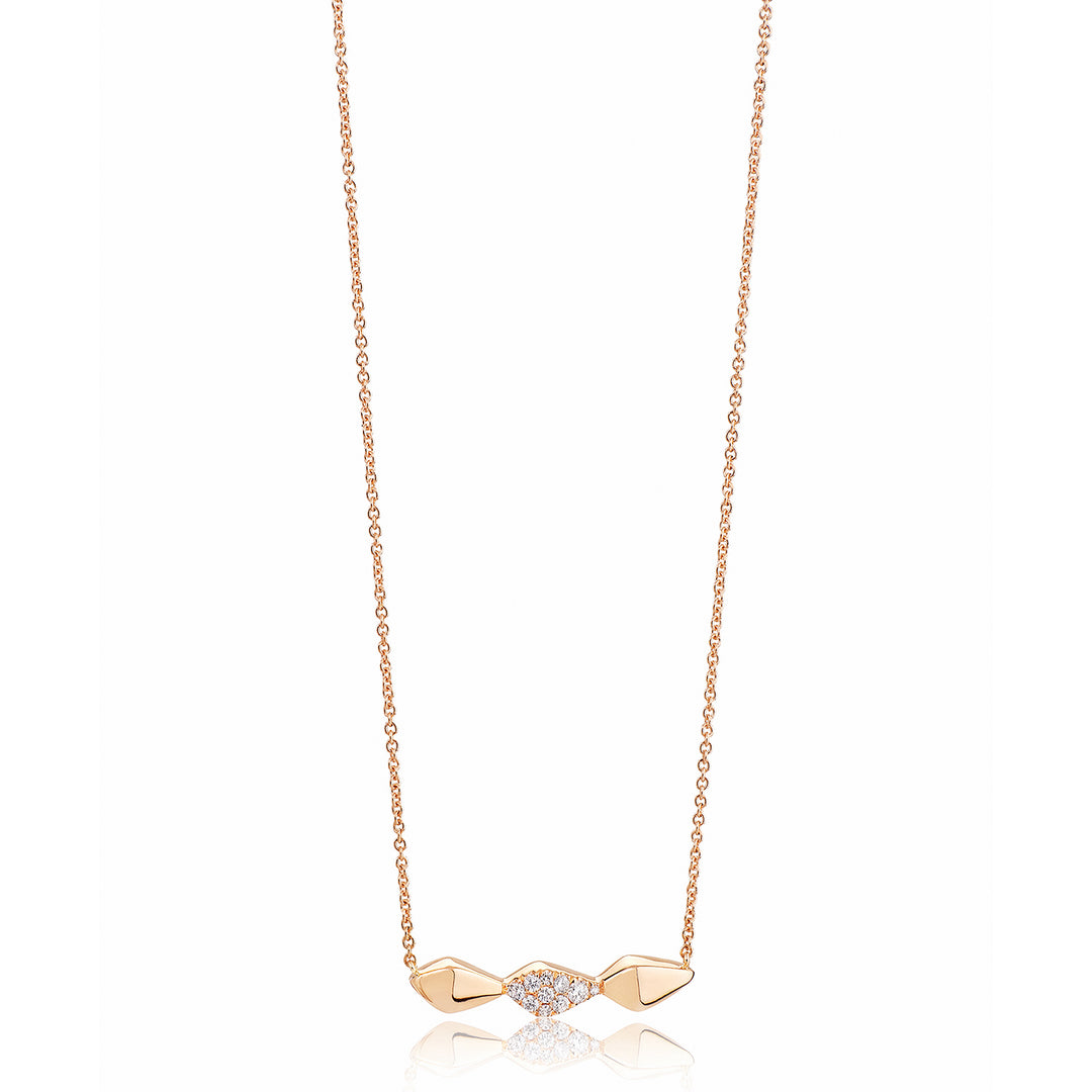 Amelia Pavé Bar Necklace