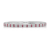 Ruby Double Row Stretch Bracelet