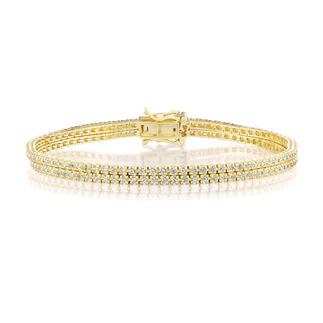 Double Line Tennis Bracelet