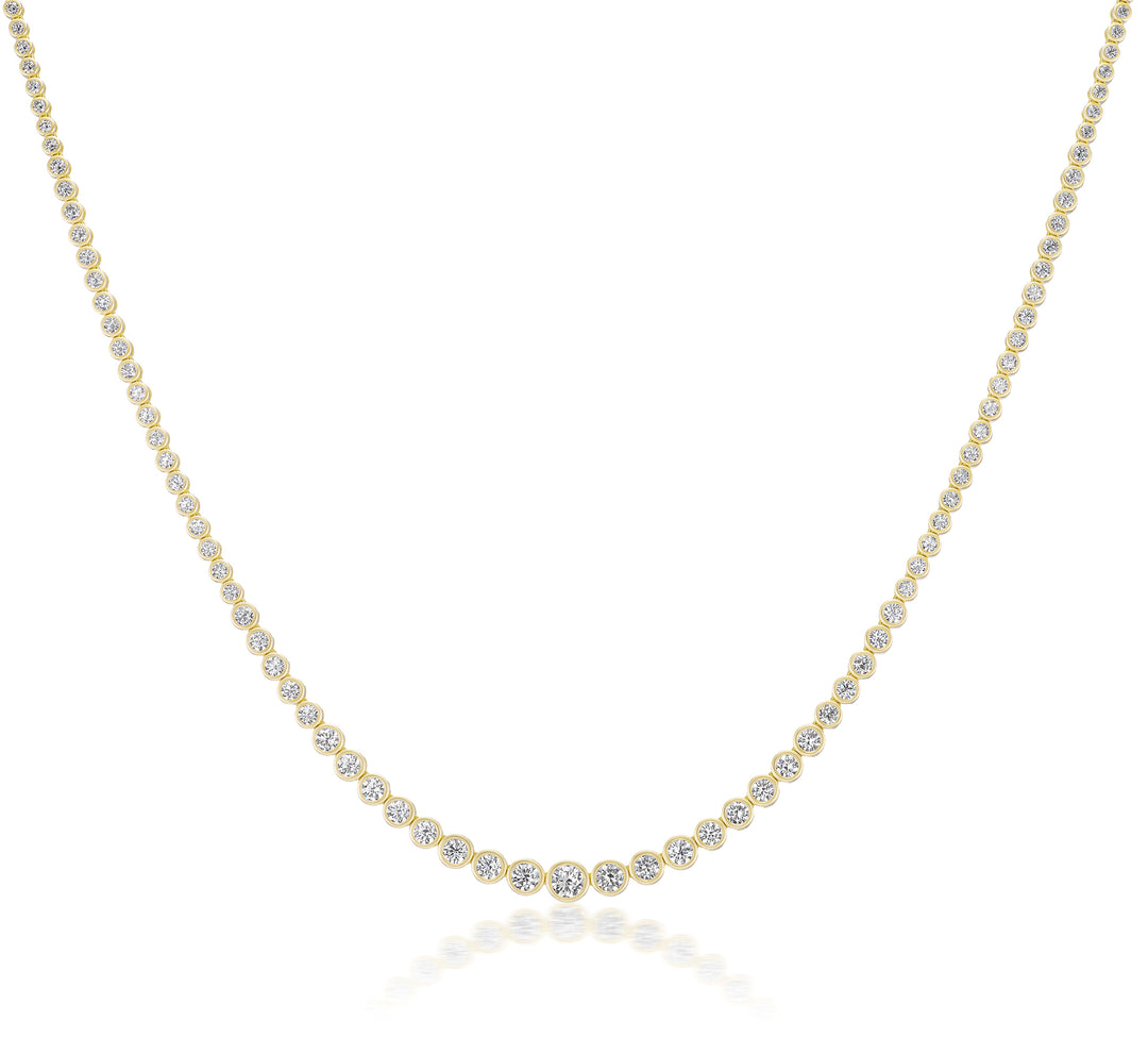 Bezel Riviera Necklace