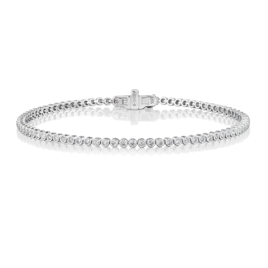 Bezel Tennis Bracelet