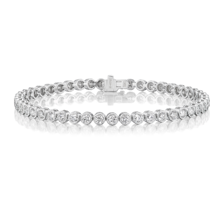 Bezel Tennis Bracelet