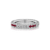 Ruby Single Line Stretch Ring