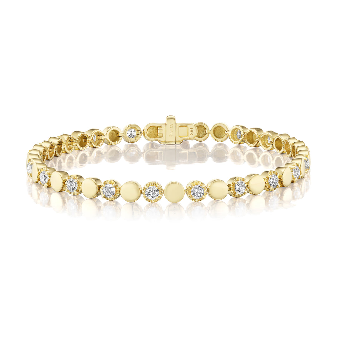 Fluted Line Bracelet