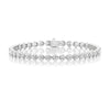 Fluted Bead Line Bracelet