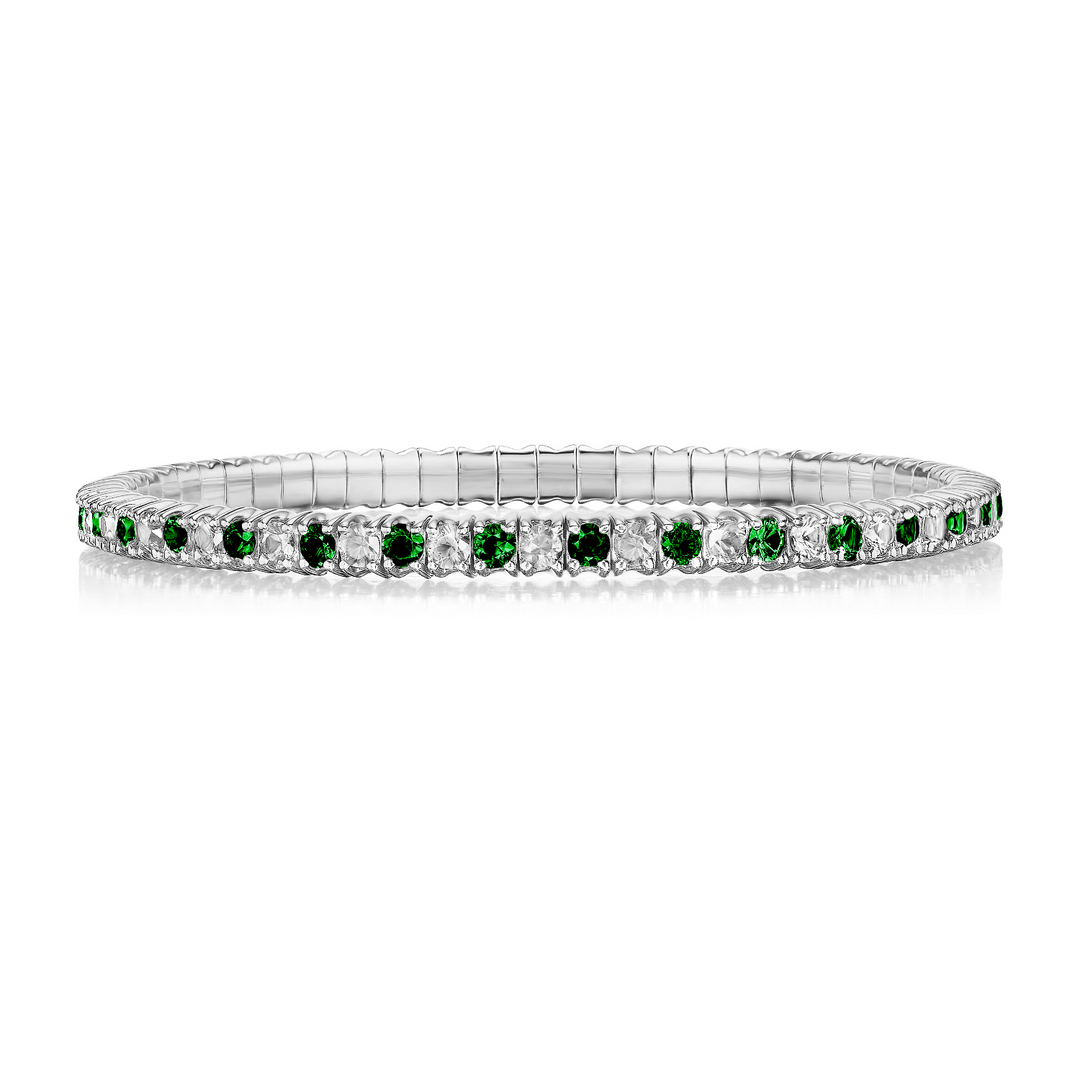 Tsavorite Stretch Bracelet