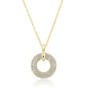 Pave Circle Pendant
