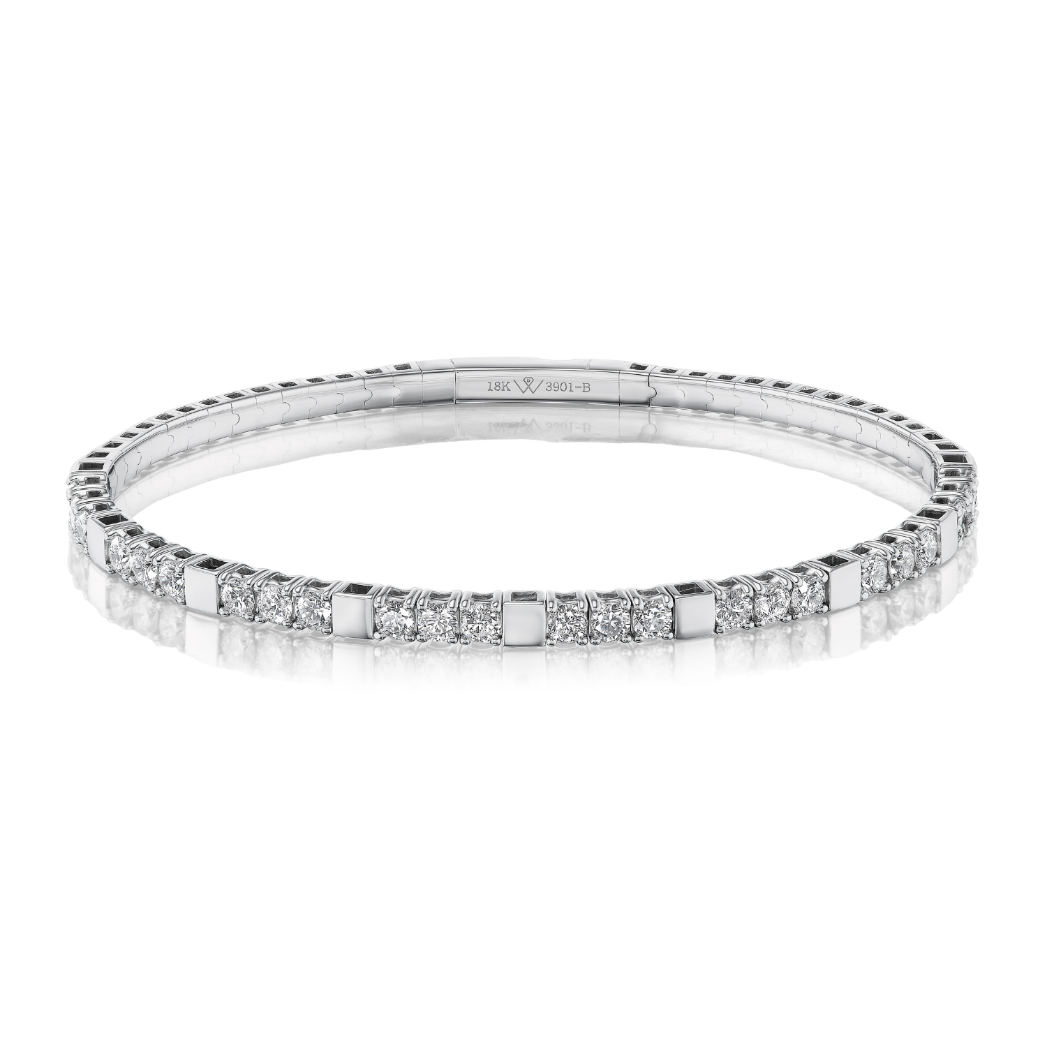 Diamond Pattern Flex Bangle – David Weisz