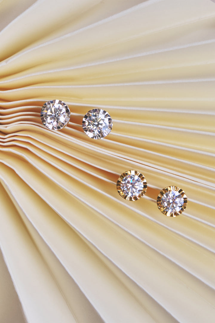 Fluted Earstuds