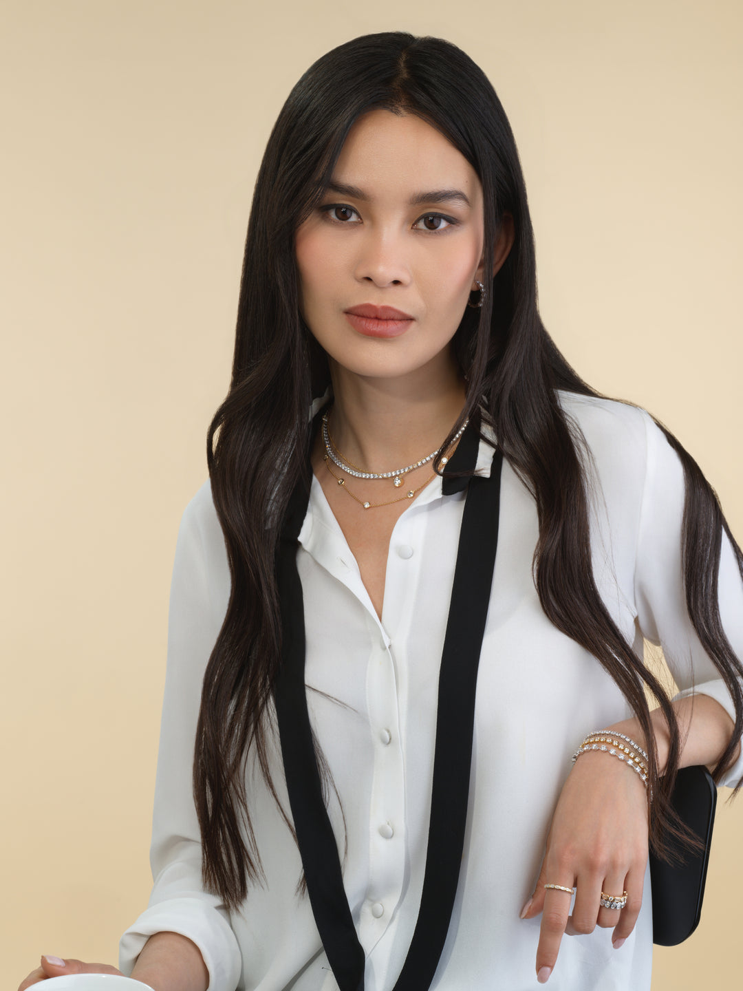 Line Tennis Necklace