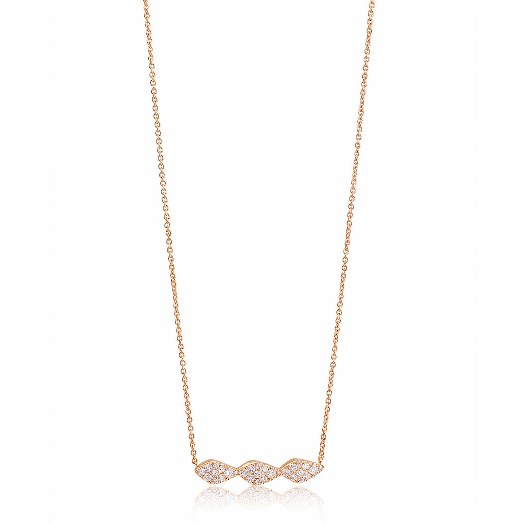 Amelia Pavé Bar Necklace