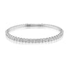 Half Diamond Flex Bangle