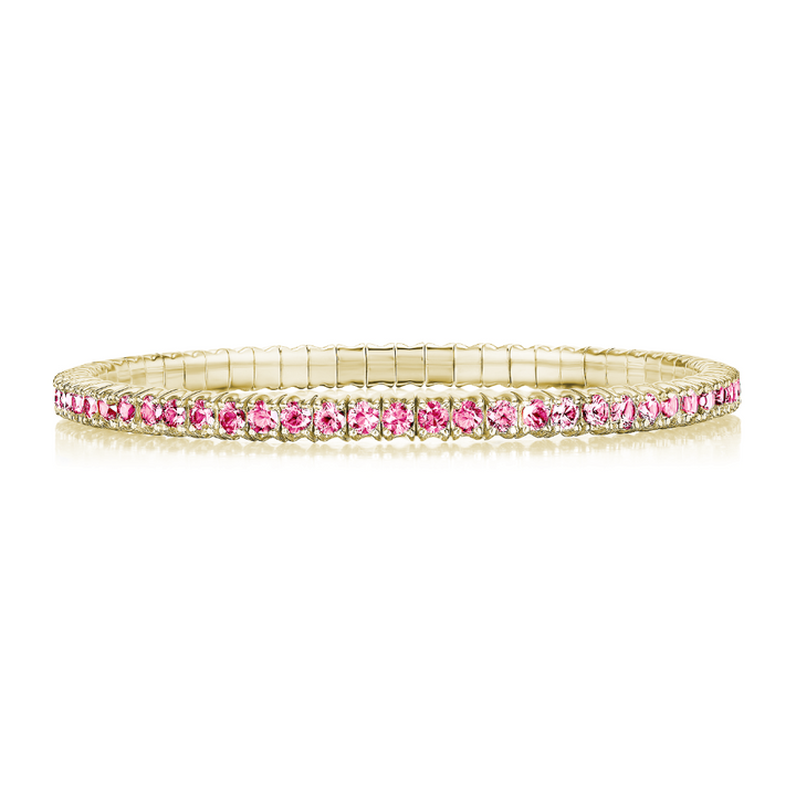 Pink Sapphire Stretch Bracelet