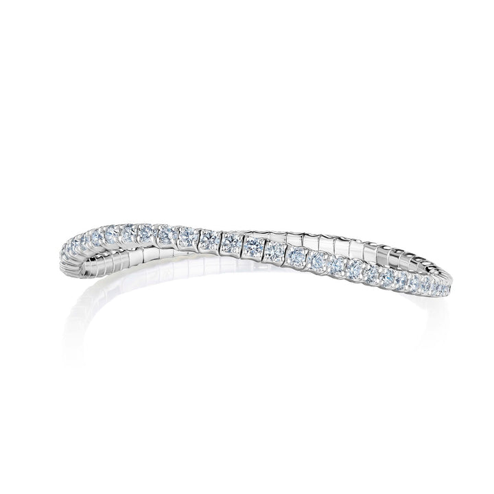 White Diamond Stretch Bracelet