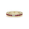 Ruby Single Line Stretch Ring