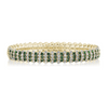 Tsavorite Multi Row Stretch Bracelet