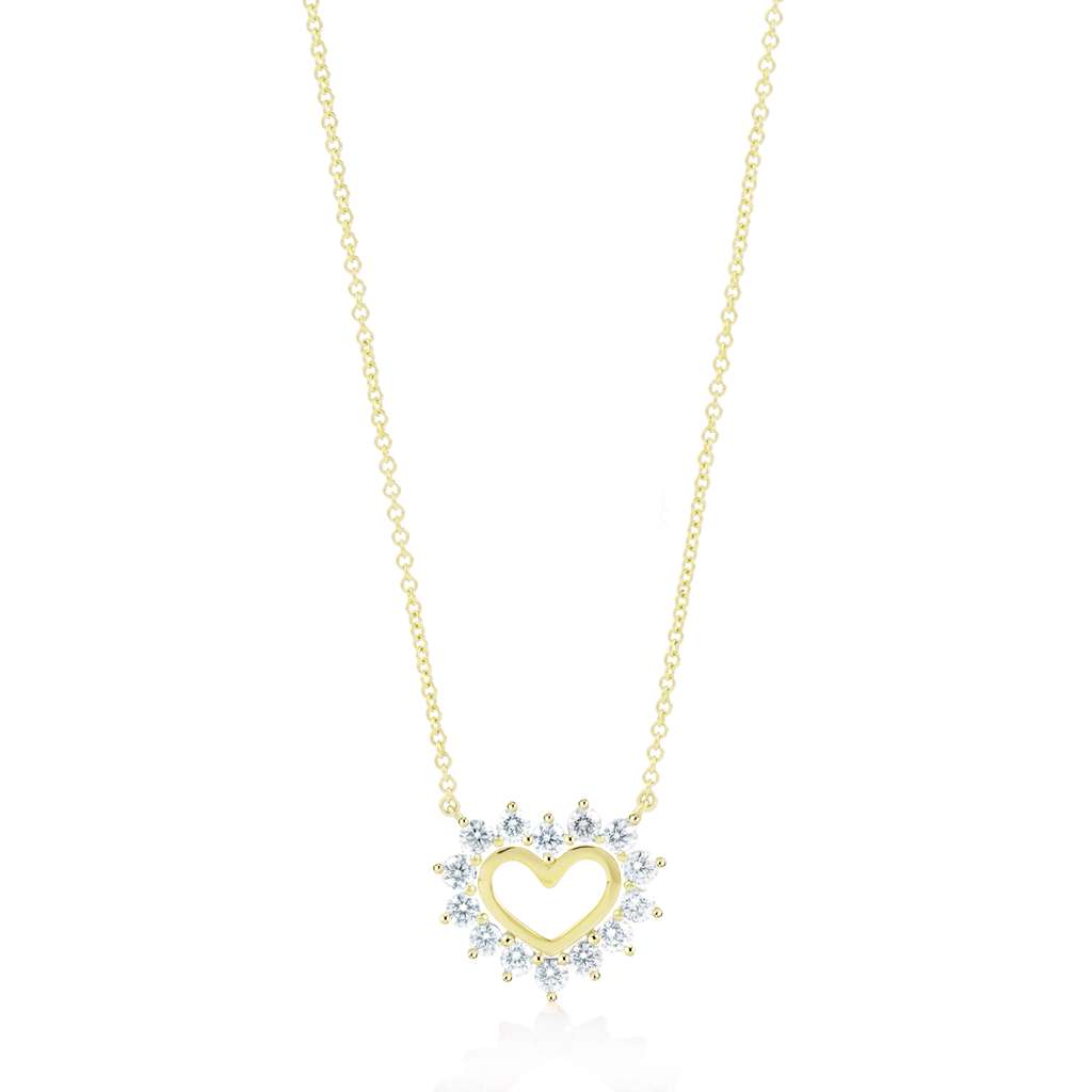 Halo Heart Pendant