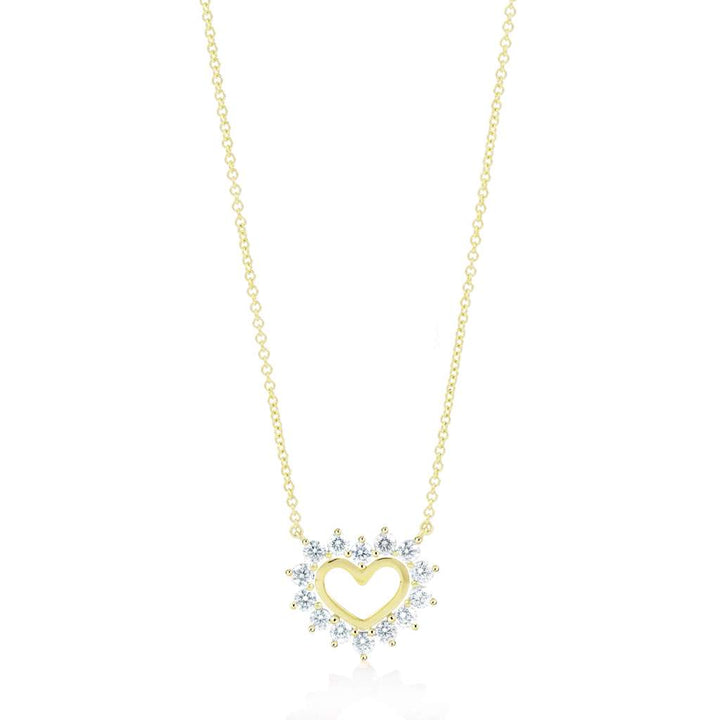 Halo Heart Pendant