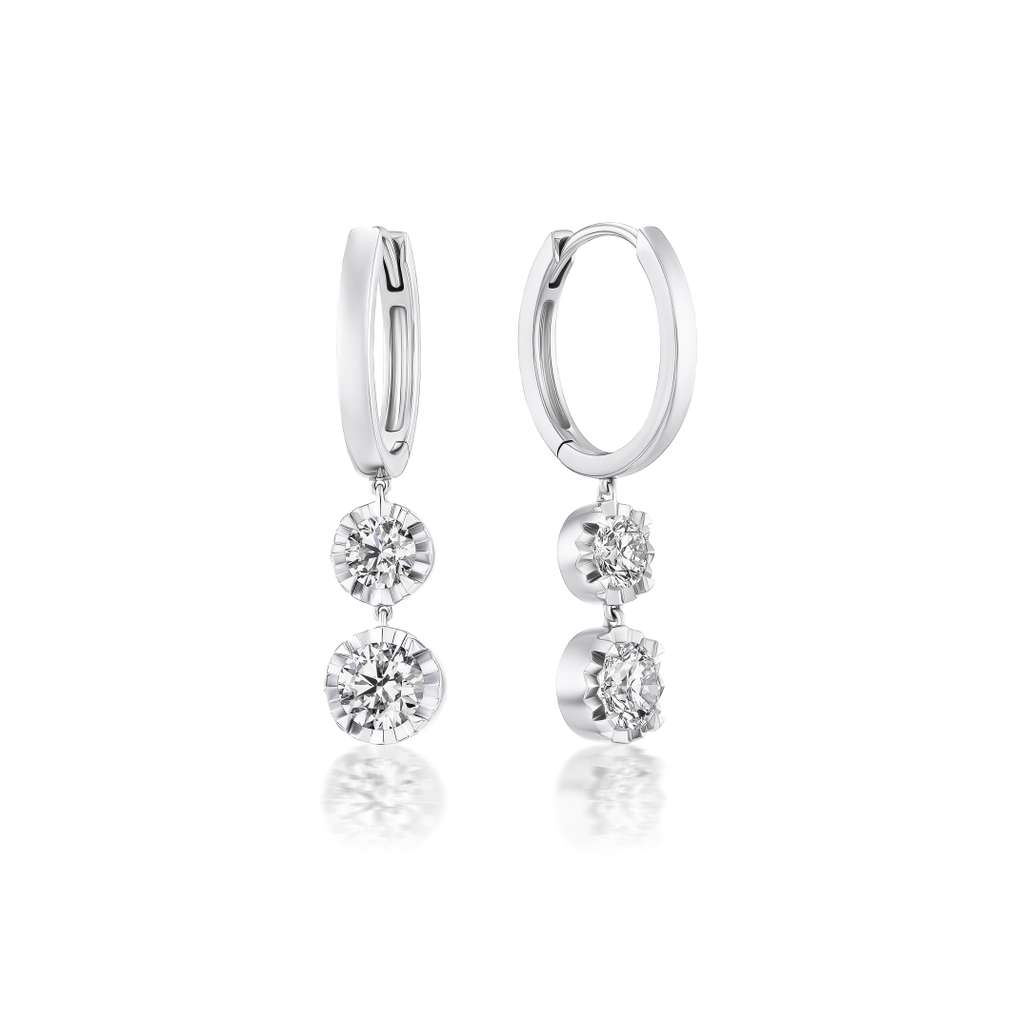 Fluted Drop Hoops