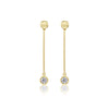 Fluted Drop Earrings
