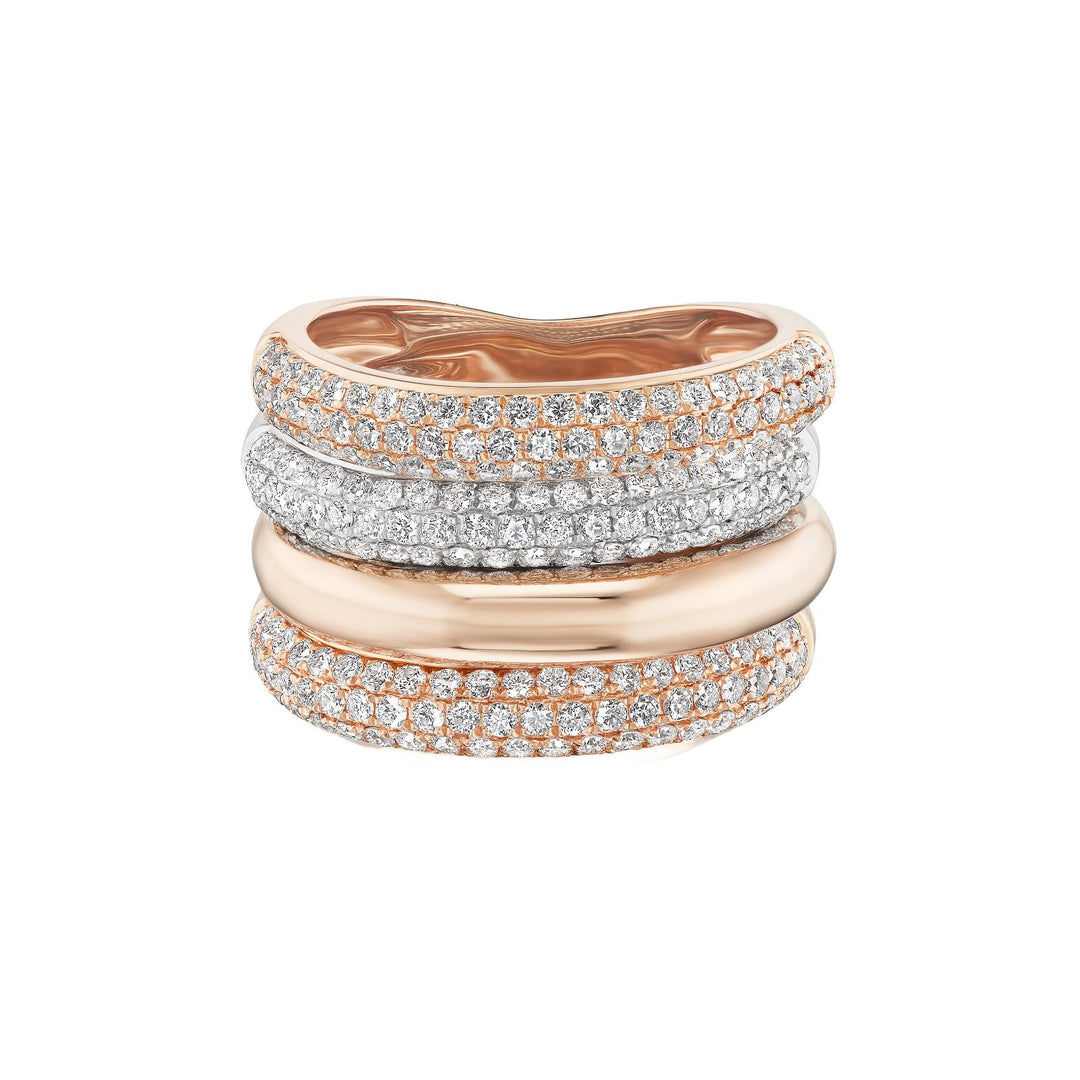 Stacked Pavé Ring