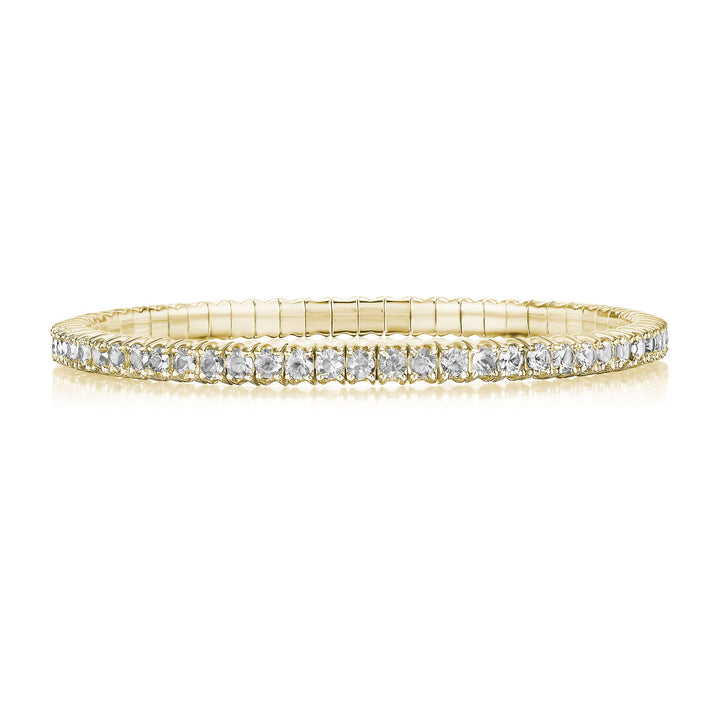 White Diamond Stretch Bracelet