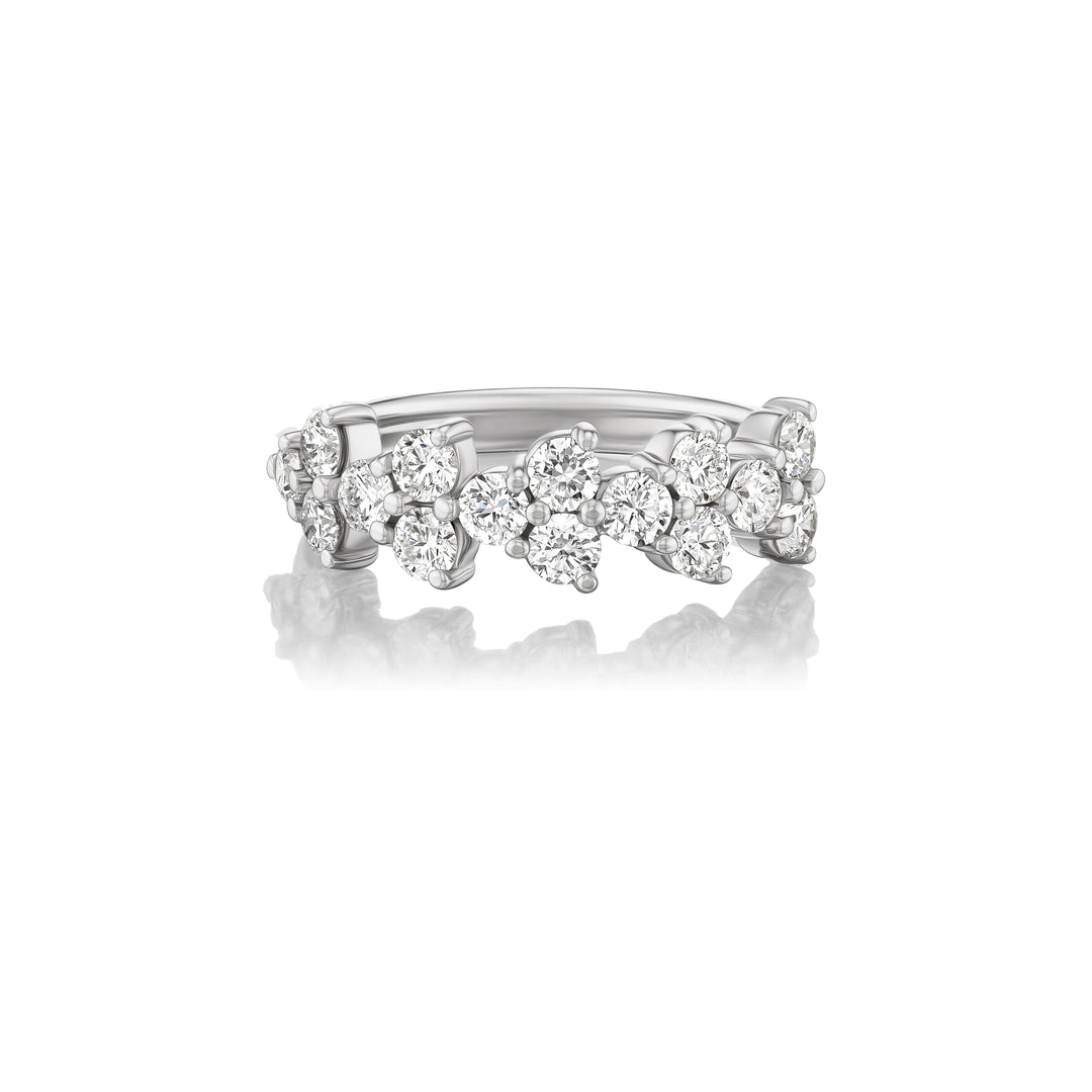 Trio Half Eternity Ring